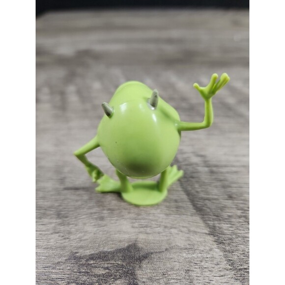 Mike Wazowski Disney Pixar Monsters Inc. PVC Figure Toy Green Waving - Picture 2 of 3